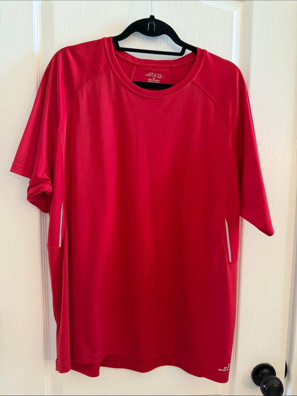 bcg Red Performance Crewneck Tee